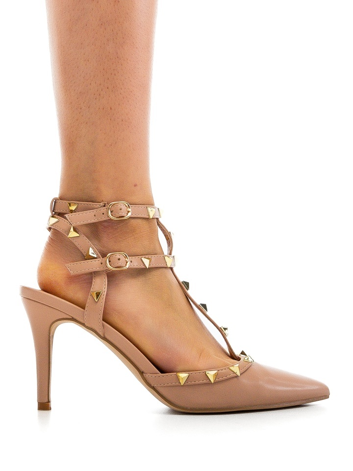 Pantofi dama Huberta Nude