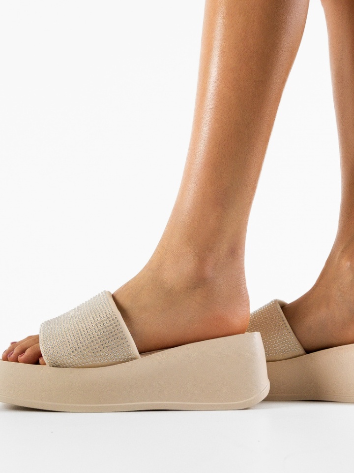 Platforme dama Vanders Bej