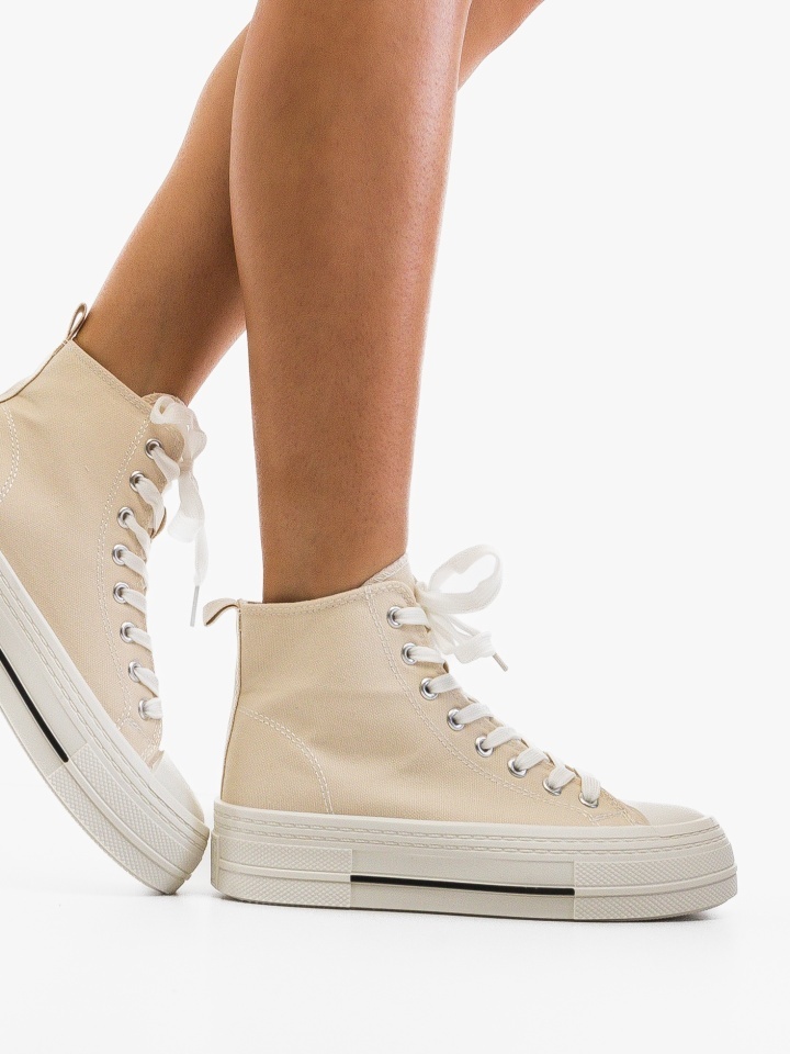 Sneakers dama Sketty Bej