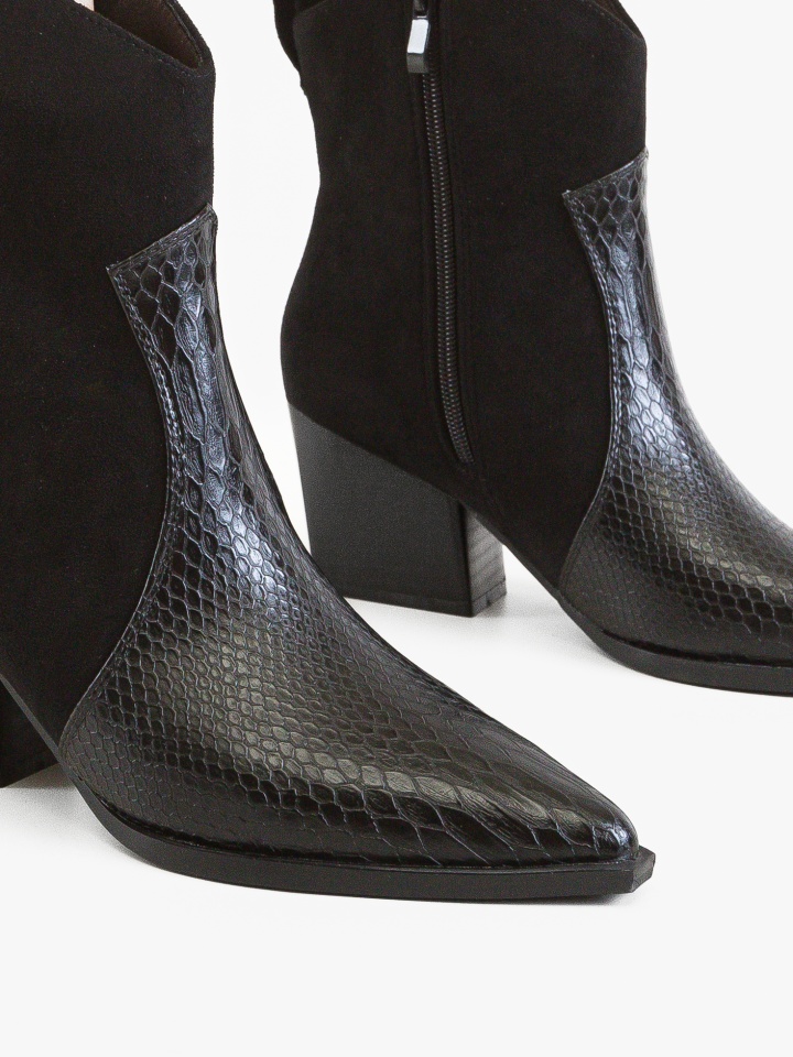 Botine dama Brebly Negre