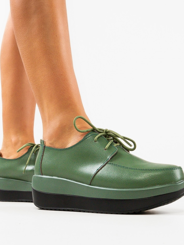 Pantofi Casual Creamt Verzi