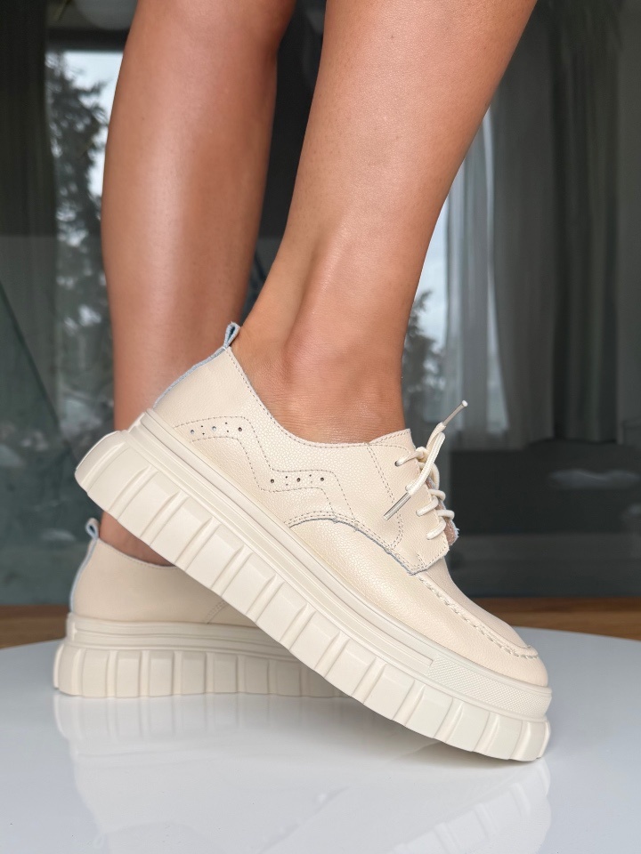 Pantofi Casual Loprem Bej