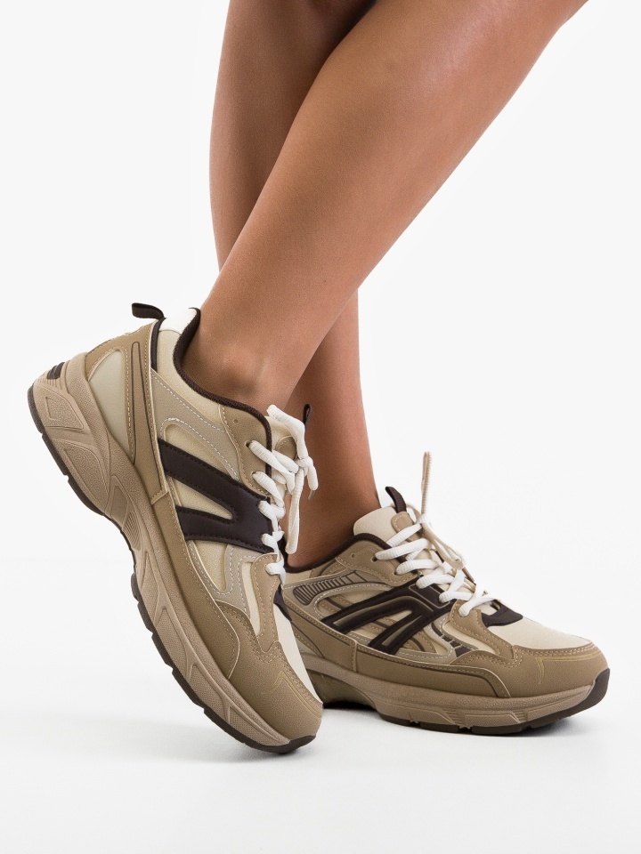 Sneakers dama Smala Bej