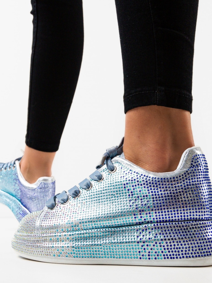 Sneakers dama Trinity Albastri