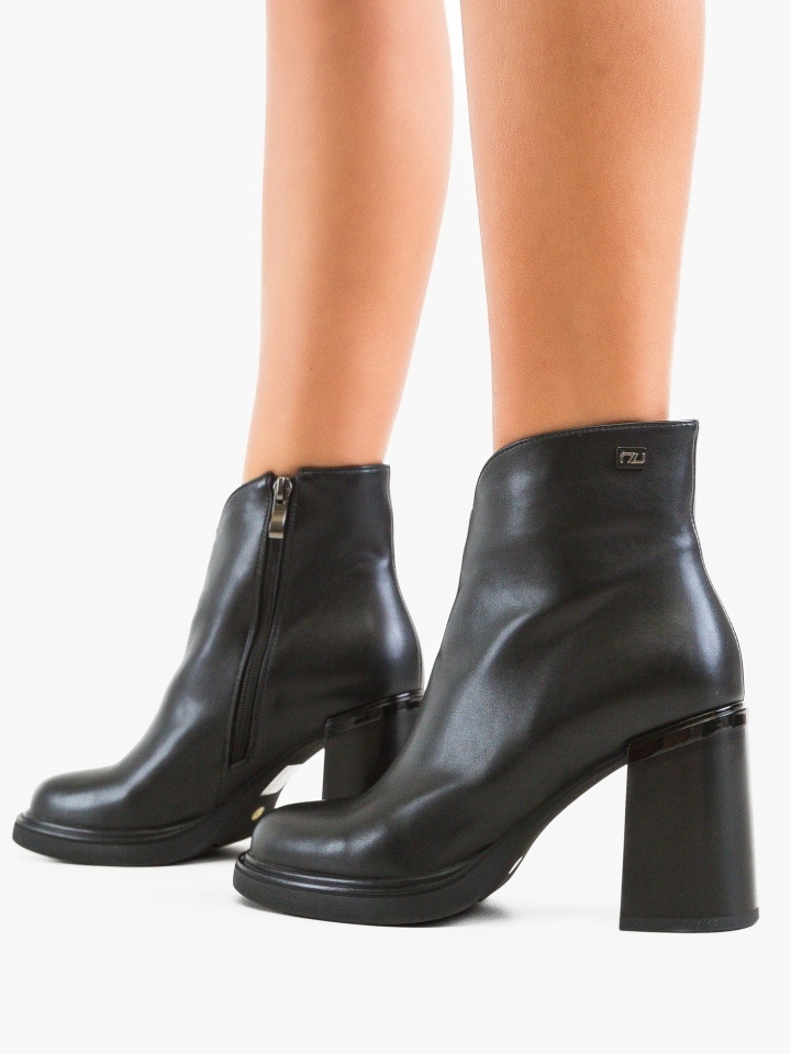Botine dama Chantel Negre