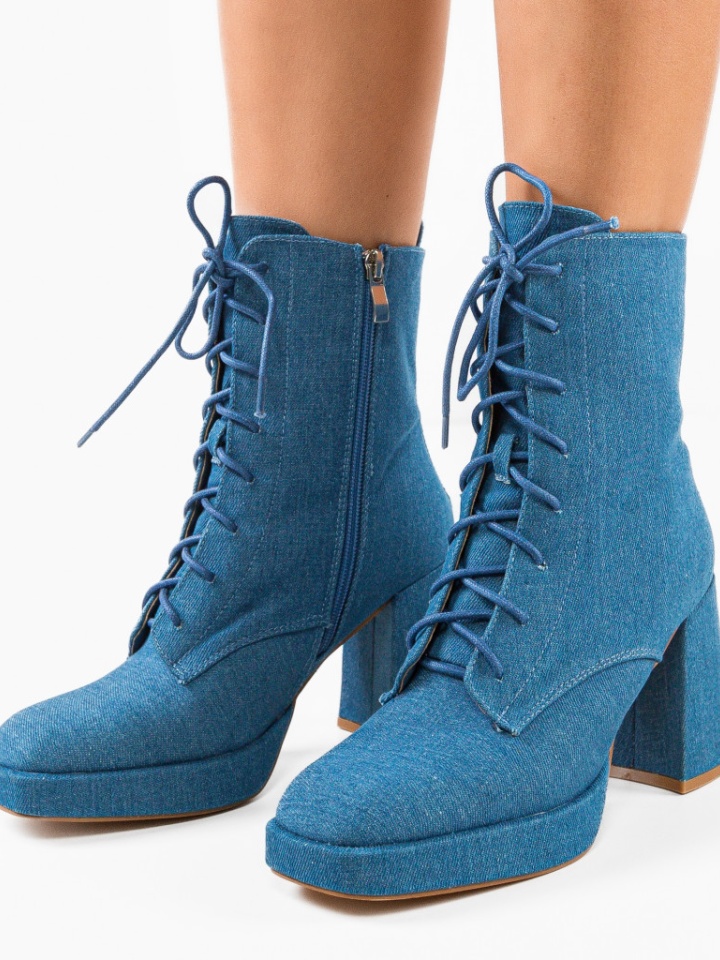 Botine dama Lera Albastre