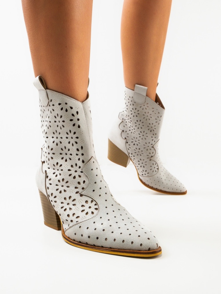 Botine dama Moris Gri