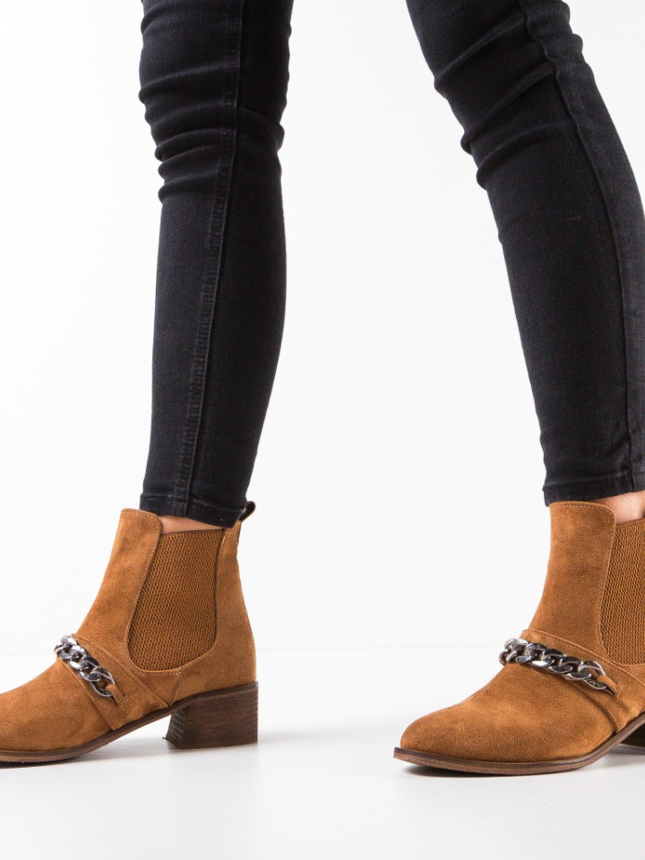 Botine dama Tery Camel