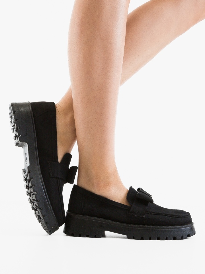 Pantofi casual dama Tyrewn Negri 2