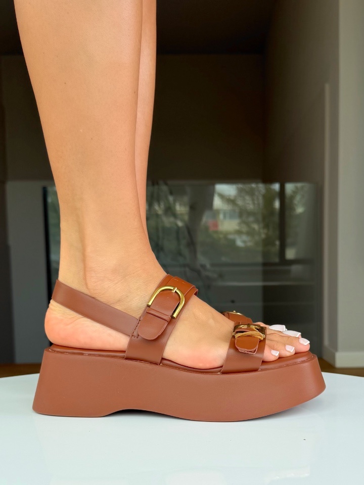 Sandale dama Muzyh Camel