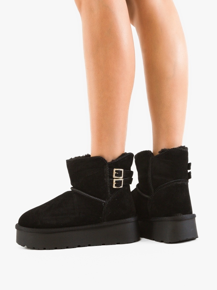 Cizme tip Ug Tieme Negre