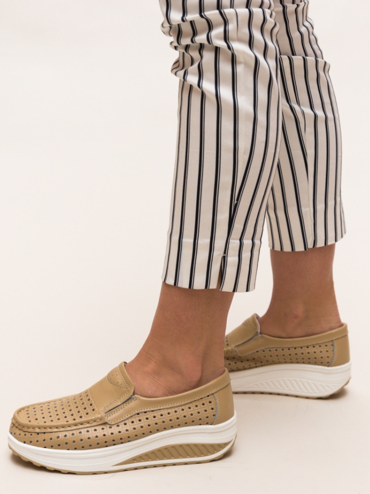 Pantofi Casual Bicaz Bej