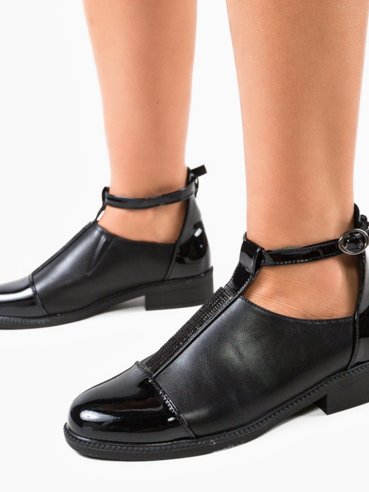 Pantofi casual dama Avantaz Negri