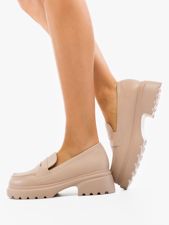Pantofi casual dama Nowe Bej