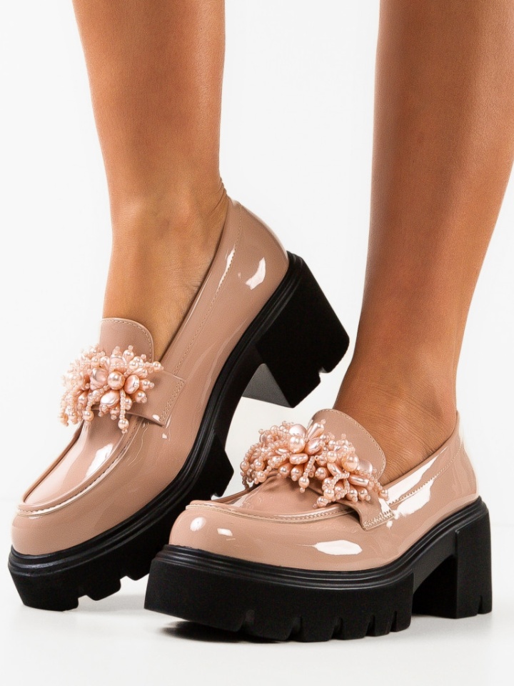 Pantofi Casual dama Severina Bej
