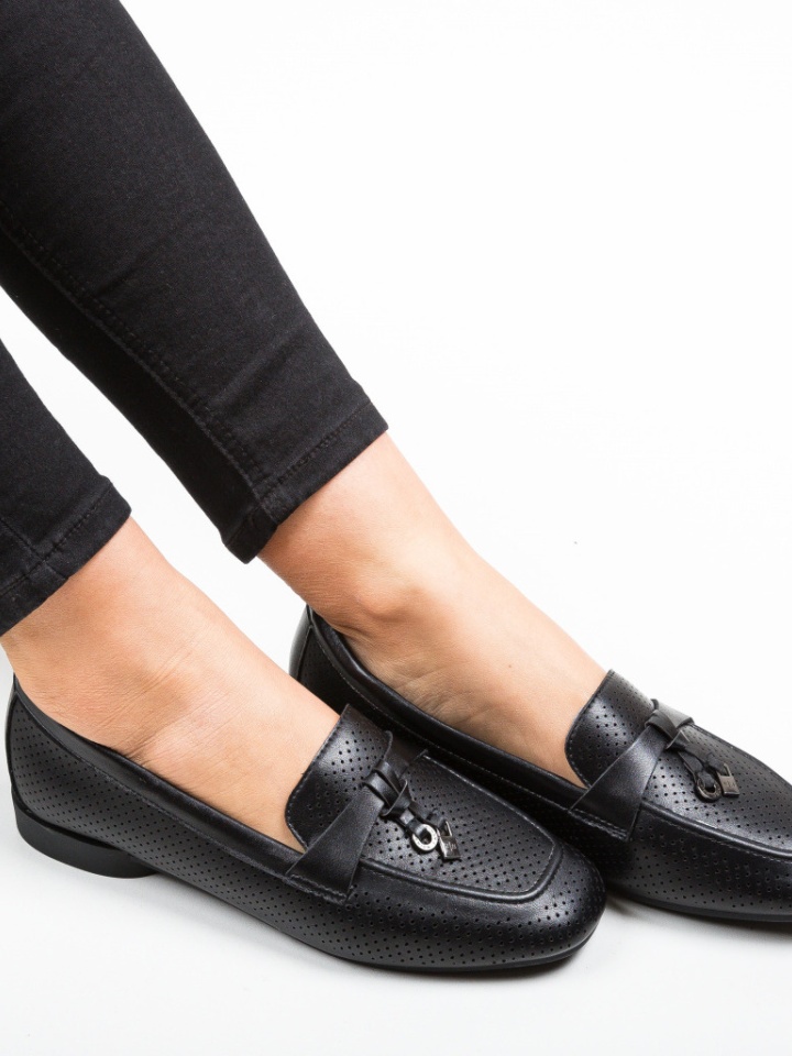 Pantofi Casual Locker Negri