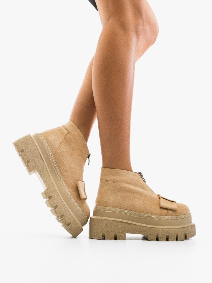 Pantofi Casual Parqua Bej 2