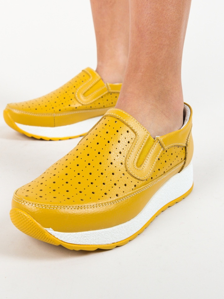 Pantofi Ferne Galbeni
