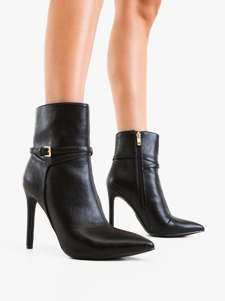 Botine dama Barbara Negre