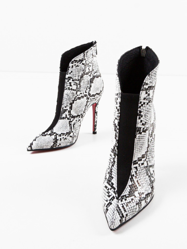 Botine dama Corner Print