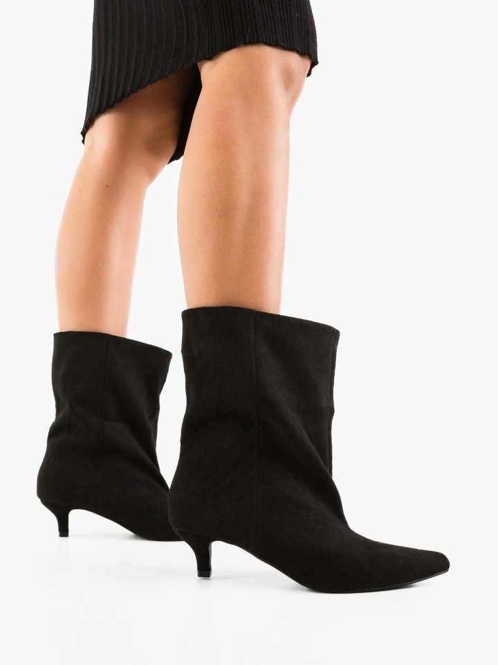 Botine dama Cow Negre