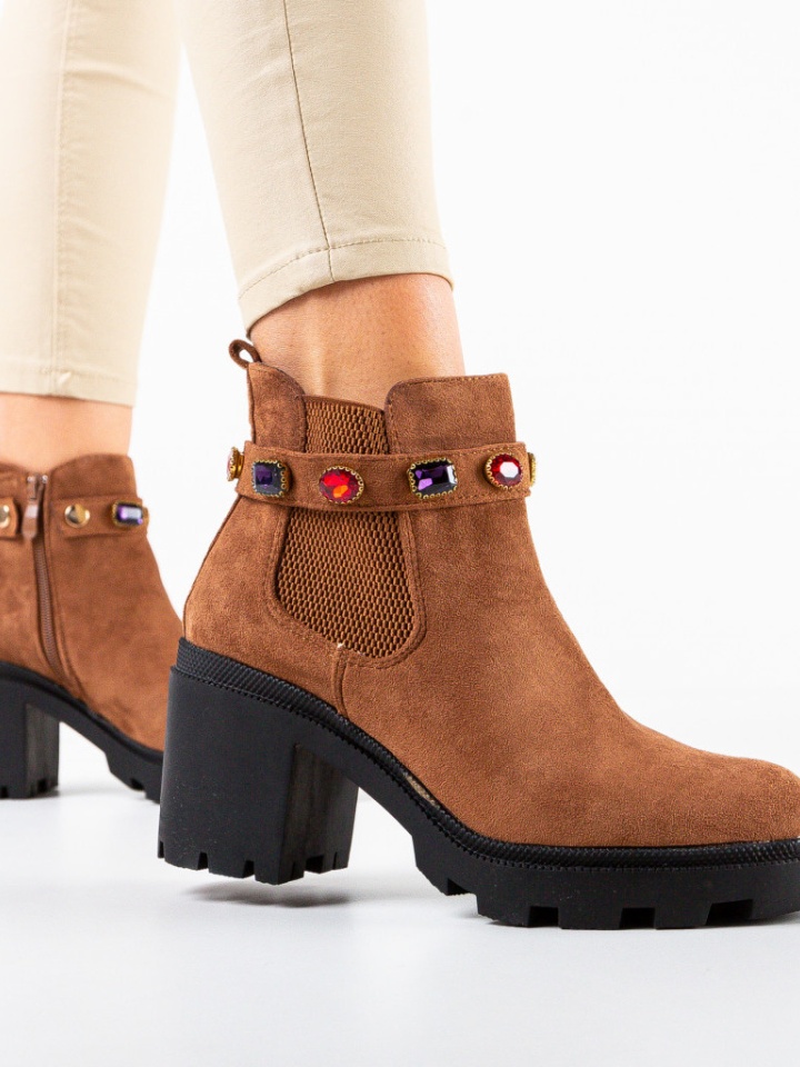 Botine dama Miranda Camel