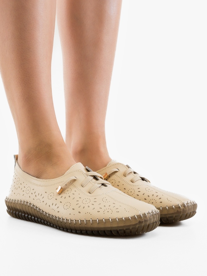 Pantofi Casual Azukar Bej