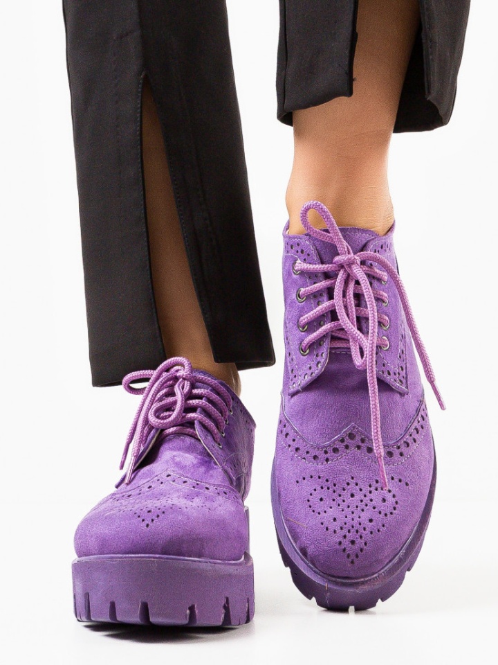 Pantofi Casual dama Gomine Mov