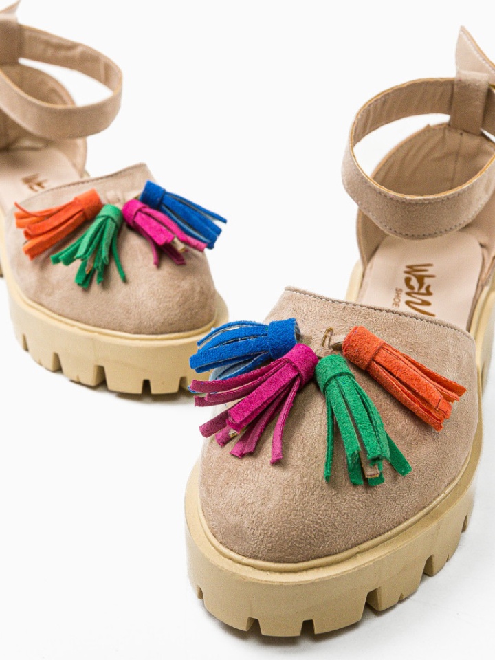 Pantofi Casual Jaila Bej