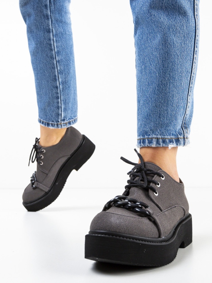 Pantofi Casual Mother Gri