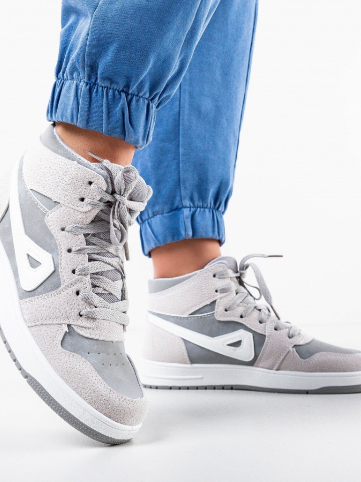 Pantofi Sport Laria Gri 2