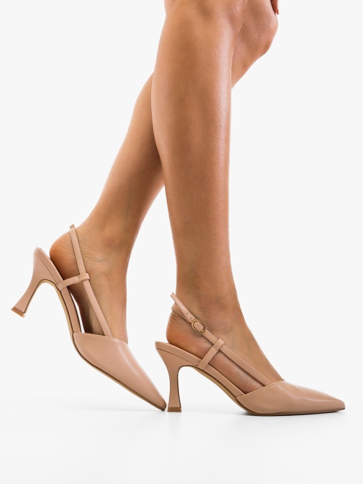 Pantofi stiletto dama Nilop Nude