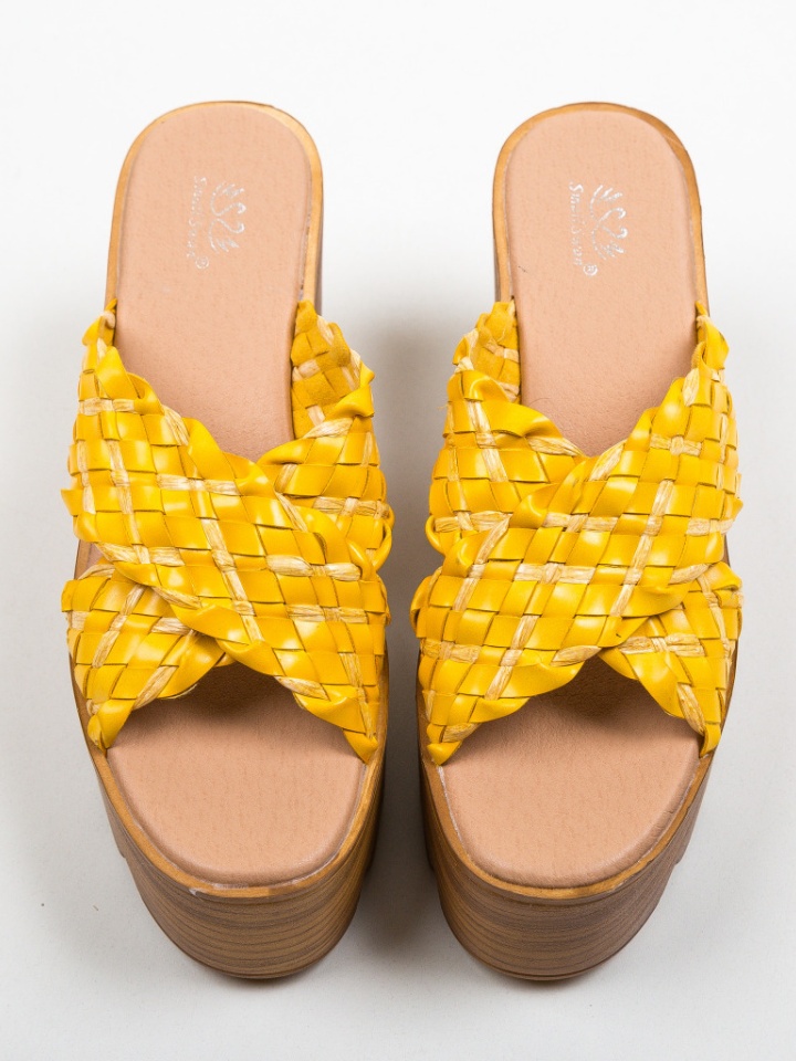 Platforme Ellie Galbene