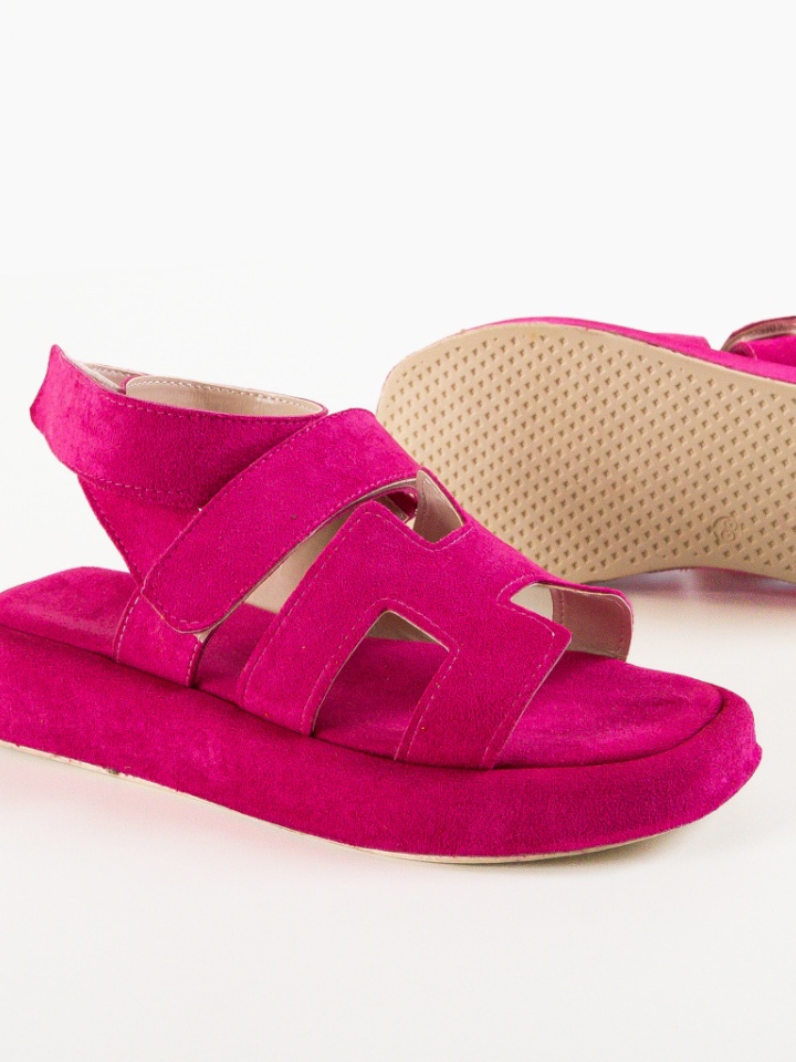 Sandale dama Vardan Fuchsia