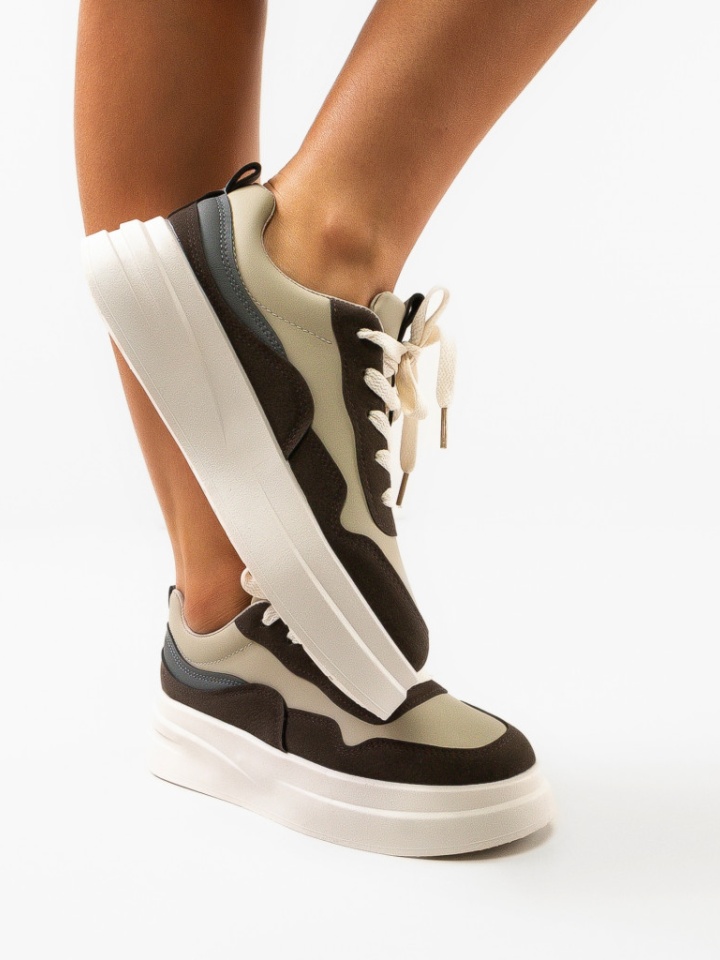 Sneakers dama Oradela Khaki
