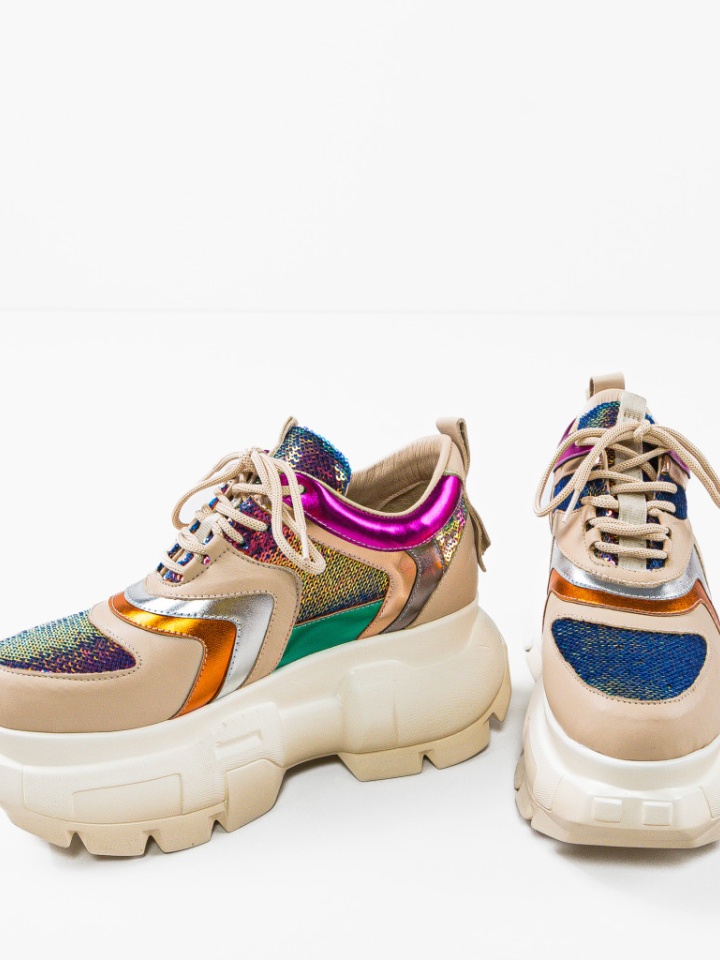 Sneakers dama Playhar Bej