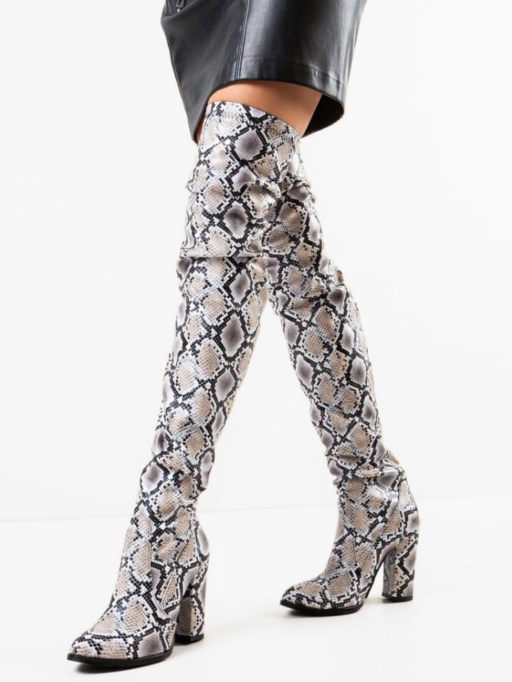 Cizme dama Apane Print