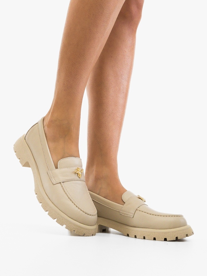 Pantofi casual dama Fosere Bej
