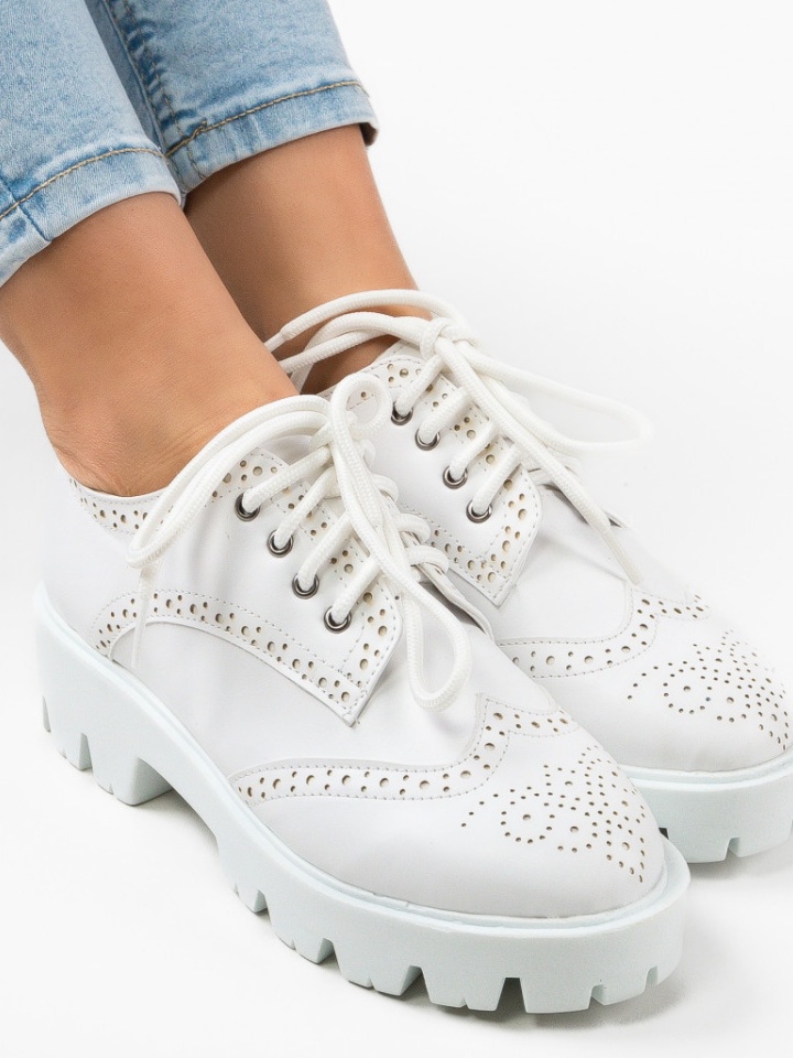 Pantofi Casual dama Gomine Albi