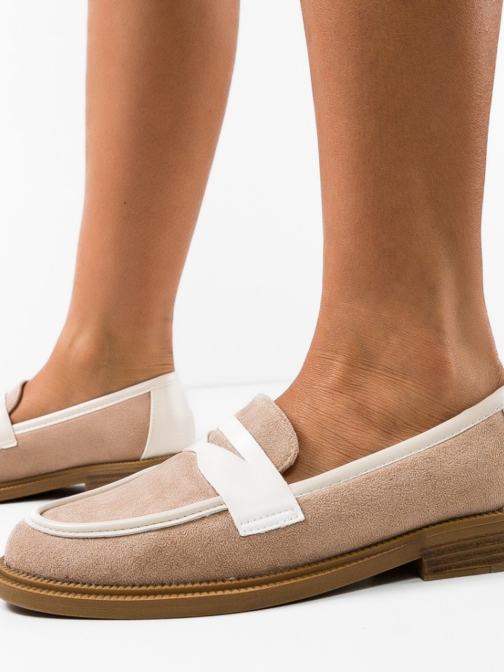 Pantofi casual dama Kertt Bej