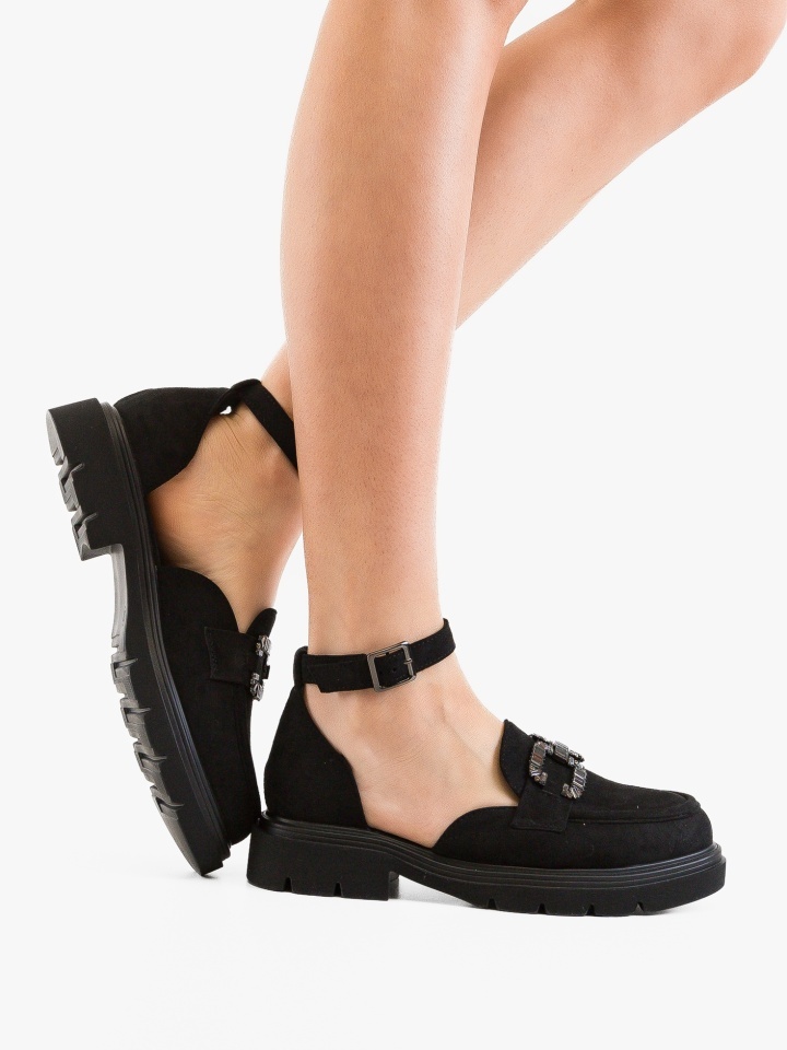 Pantofi casual dama Planar Negri