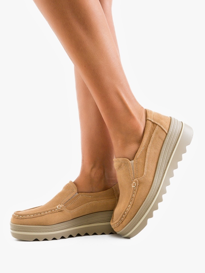 Pantofi Casual Smirno Bej 3