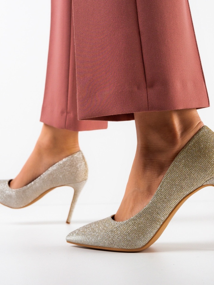 Pantofi dama Sharp Aurii
