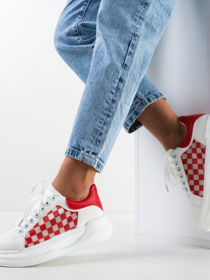 Sneakers dama Domas Rosii