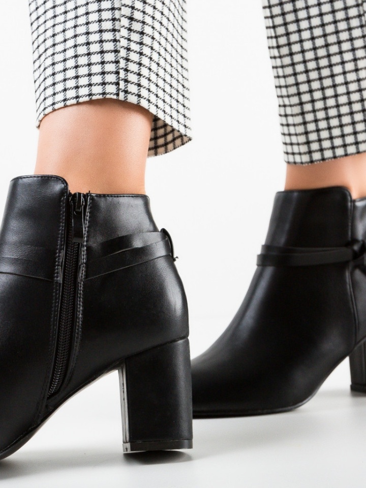 Botine dama Walton Negre