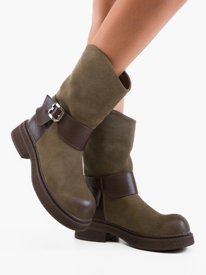 Ghete dama Opal Khaki
