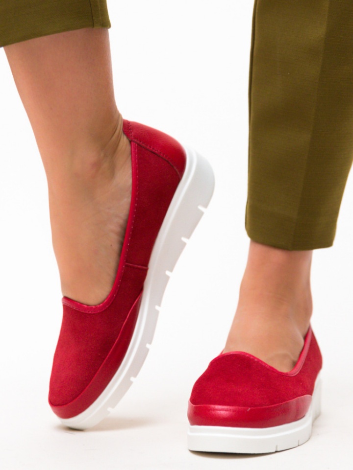 Pantofi Casual Dole Rosii 2