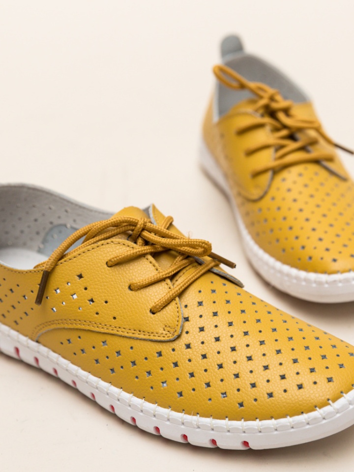 Pantofi Casual Hilio Galbeni