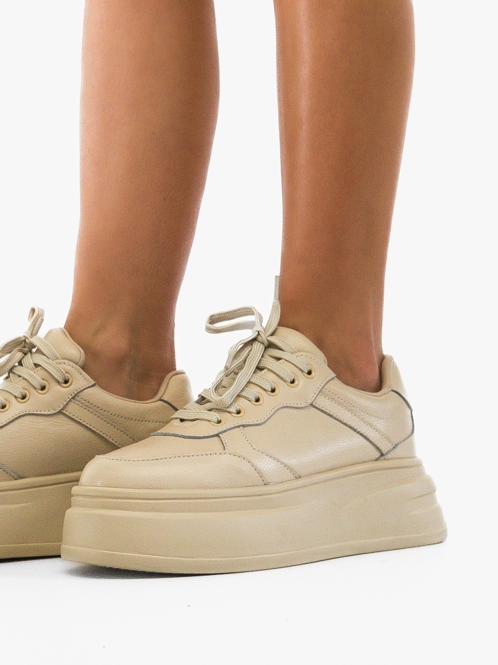 Sneakers dama Momda Bej