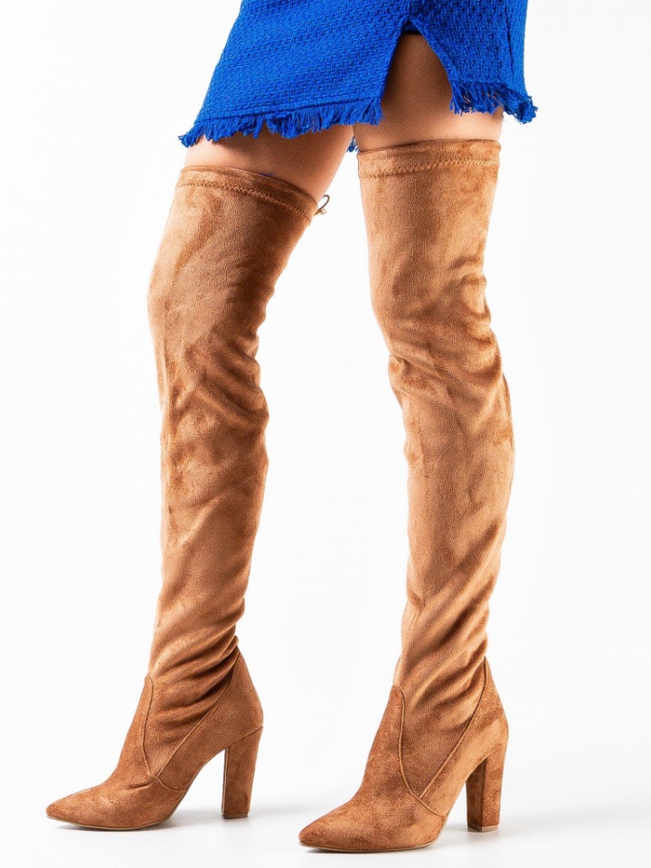 Cizme dama Tapane Camel